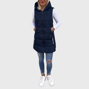 Manteau d'hiver sans manches pour Femmes - Style Urbain et Confort Optimal
