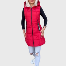 Manteau d'hiver sans manches pour Femmes - Style Urbain et Confort Optimal
