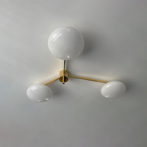 Plafonnier Art Déco en Verre - Élégance et Style pour Intérieur