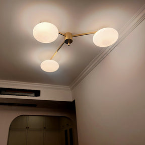 Plafonnier Art Déco en Verre - Élégance et Style pour Intérieur