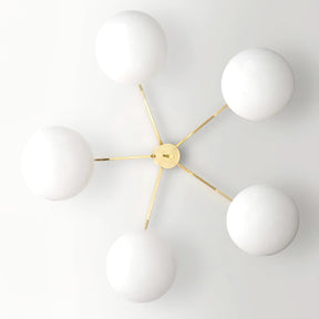 Plafonnier Art Déco en Verre - Élégance et Style pour Intérieur