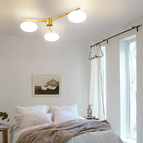 Plafonnier Art Déco en Verre - Élégance et Style pour Intérieur
