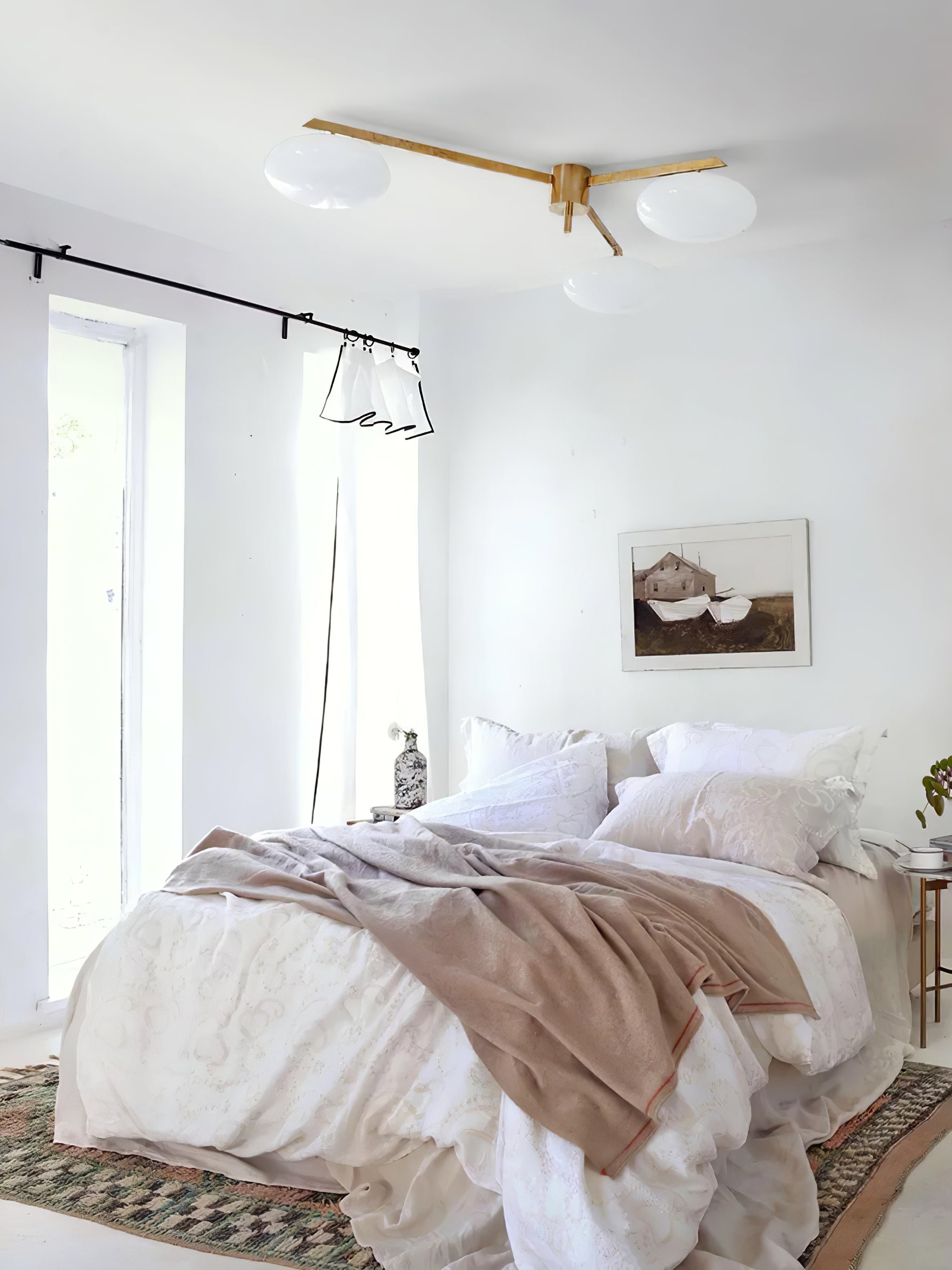 Plafonnier Art Déco en Verre - Élégance et Style pour Intérieur
