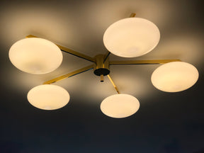 Plafonnier Art Déco en Verre - Élégance et Style pour Intérieur