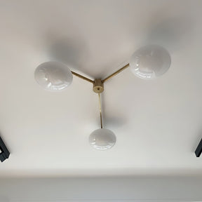 Plafonnier Art Déco en Verre - Élégance et Style pour Intérieur