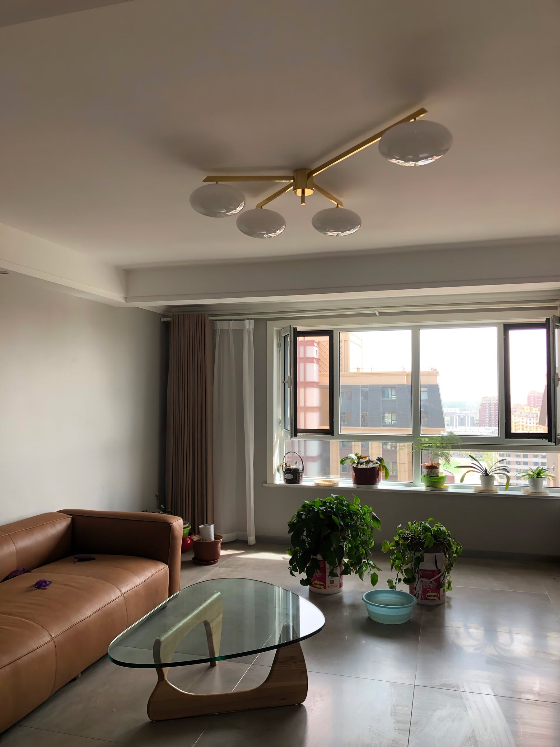 Plafonnier Art Déco en Verre - Élégance et Style pour Intérieur
