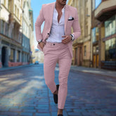 Costume Slim Fit en Lin pour Hommes - Élégance et Confort pour Événements Formels