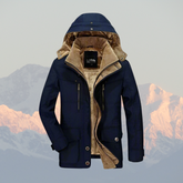 Parka Isolée en Fausse Fourrure pour Hommes - Chaleur et Protection en Hiver