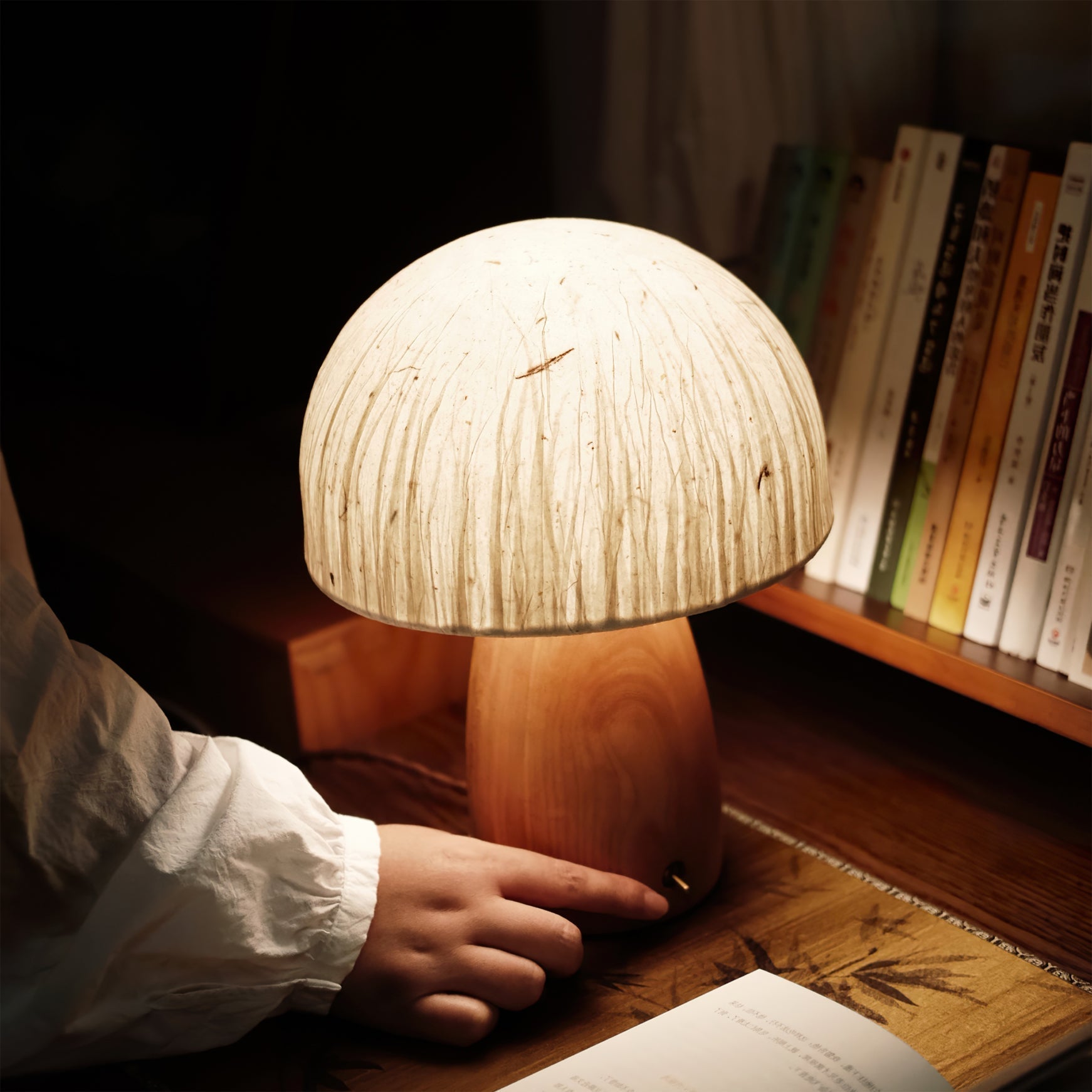 Lampe de Table Champignon - Éclairage Chaud et Ambiance Ludique