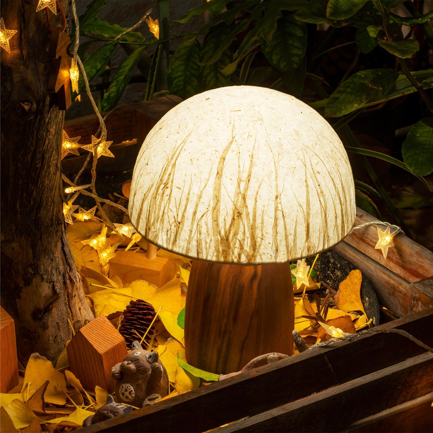 Lampe de Table Champignon - Éclairage Chaud et Ambiance Ludique