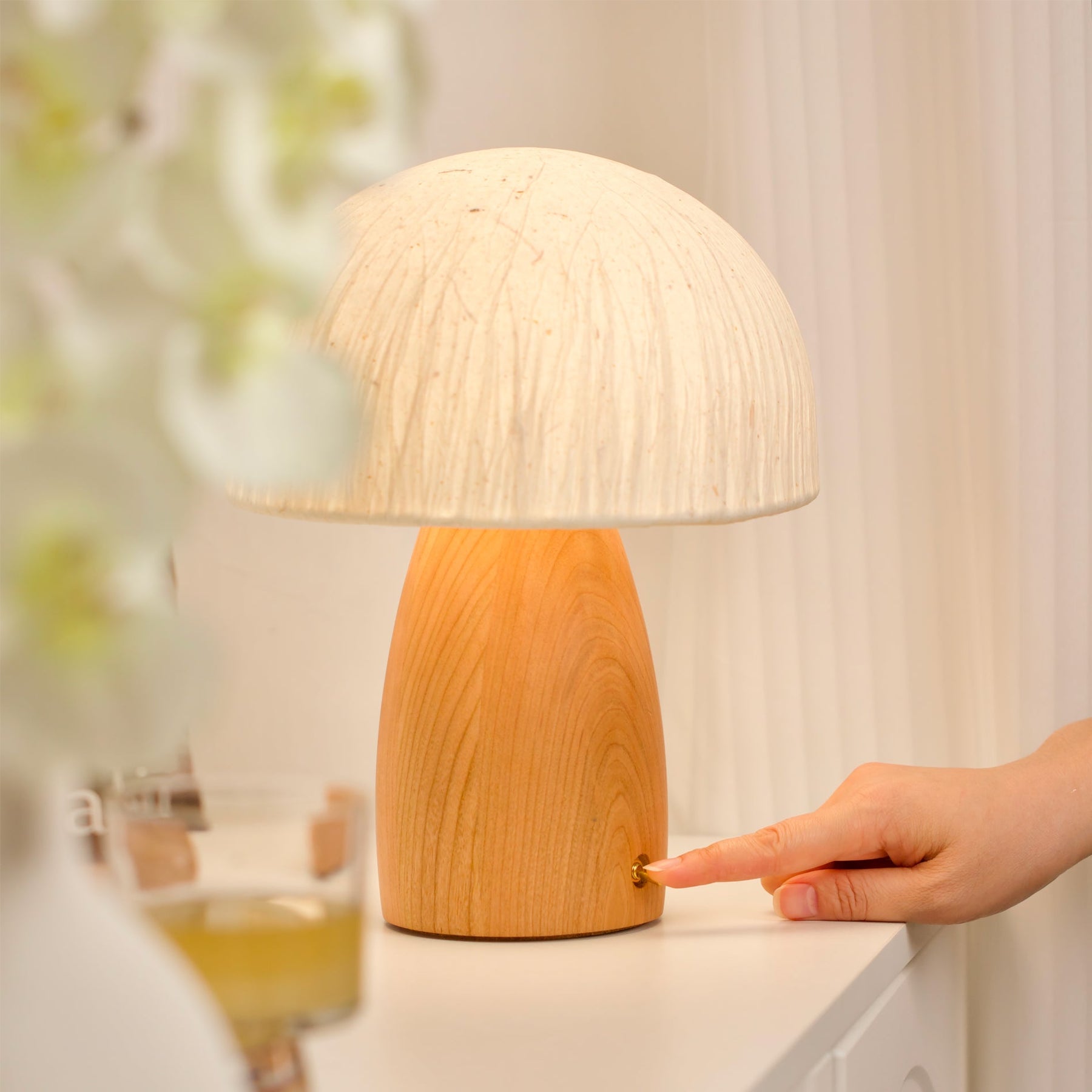 Lampe de Table Champignon - Éclairage Chaud et Ambiance Ludique