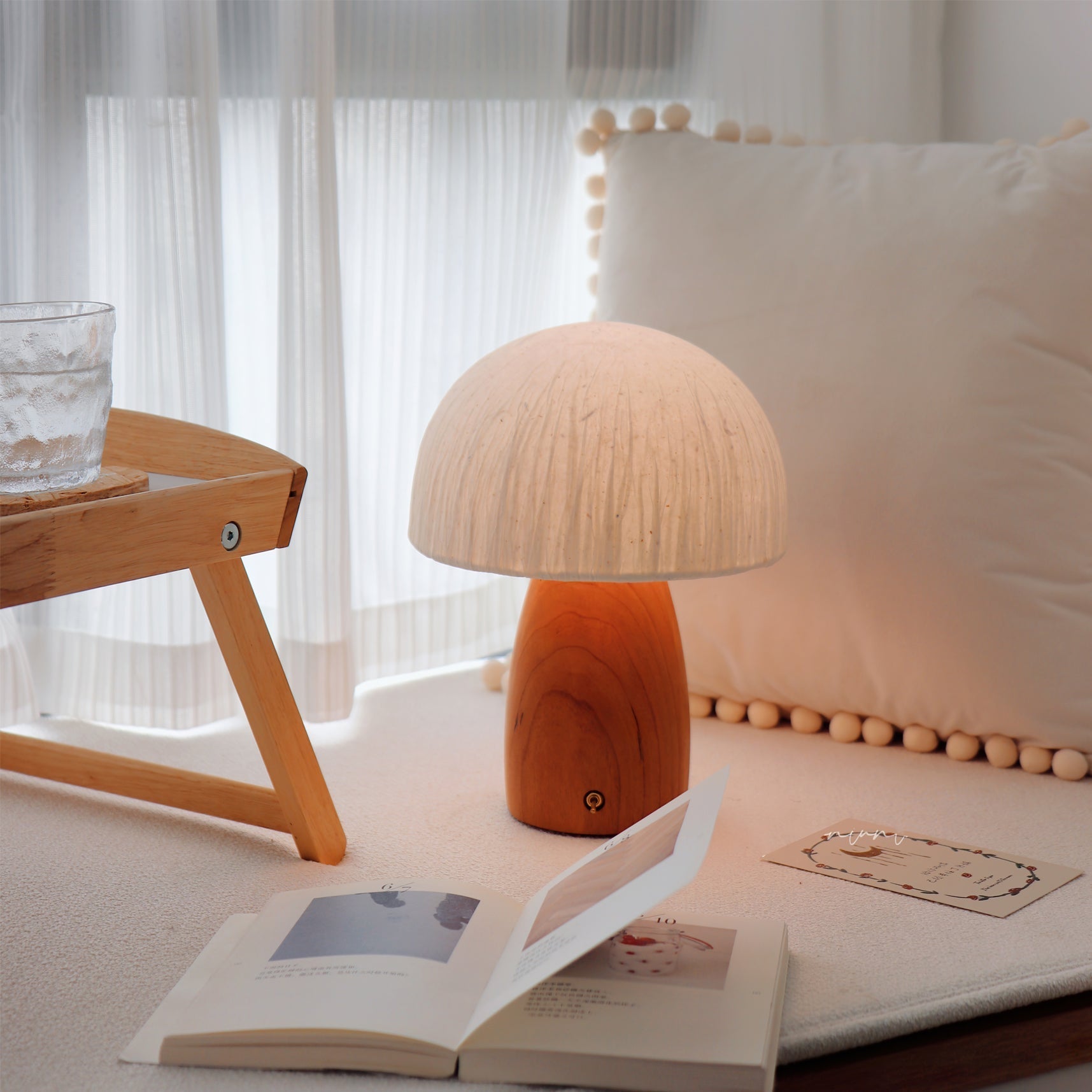 Lampe de Table Champignon - Éclairage Chaud et Ambiance Ludique