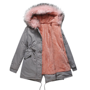Parka d'Hiver Boutonnée pour Femmes - Style Classique et Chaleur Optimale