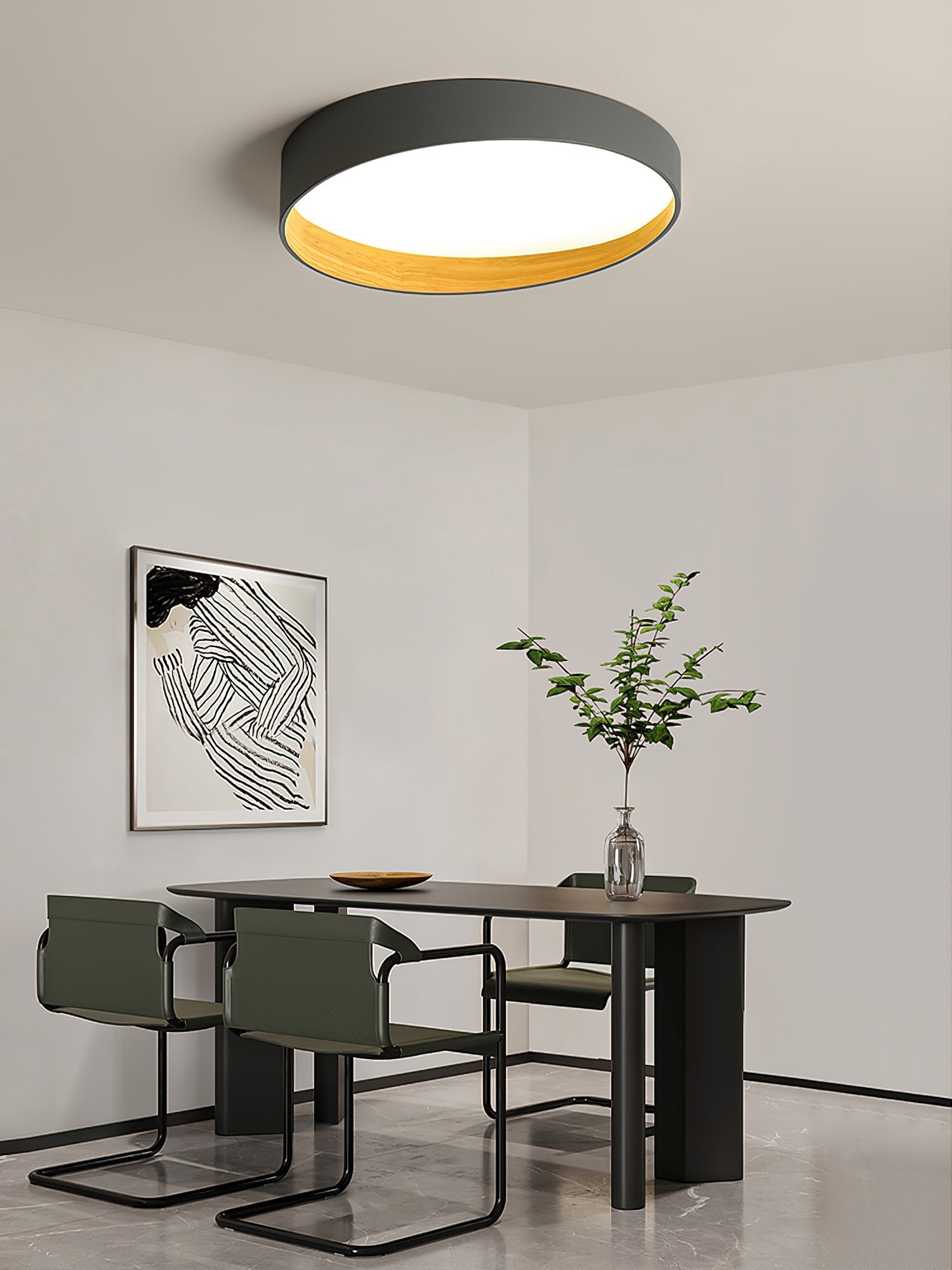 Lampe de Plafond LED Moderne - Design Élégant et Ambiance Chaleureuse