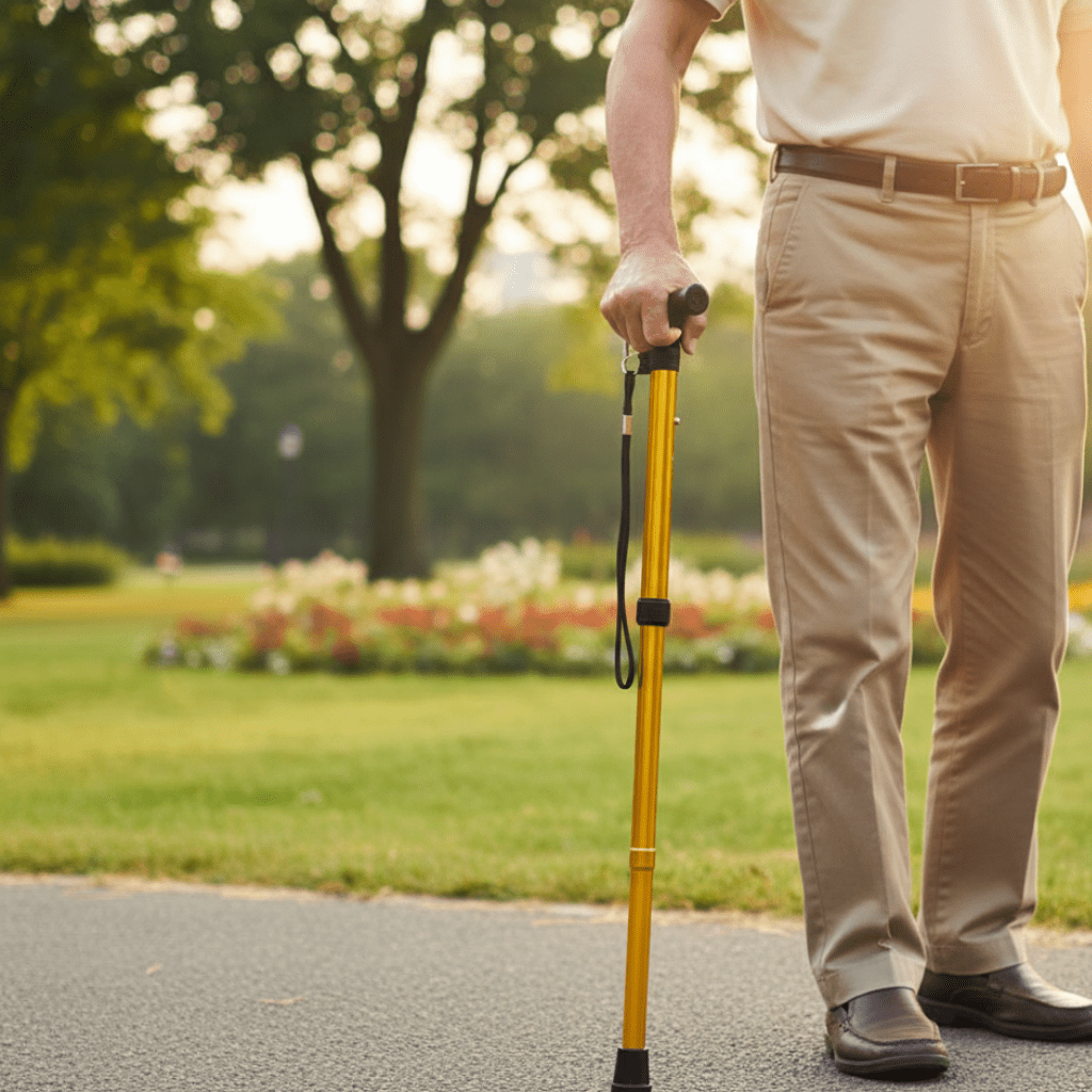 Canne de Marche Légère et Réglable | Ergonomique pour Seniors et Réhabilitation