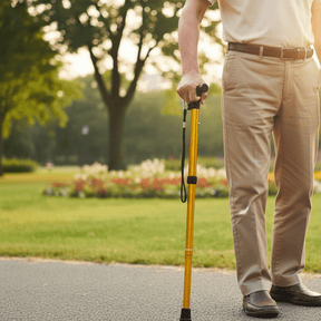 Canne de Marche Légère et Réglable | Ergonomique pour Seniors et Réhabilitation