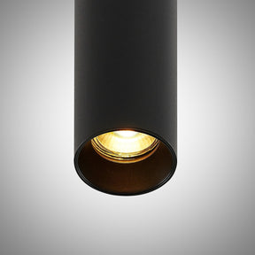 Lampe Suspendue en Aluminium Noir | Éclairage Élégant pour Cuisine et Salle à Manger