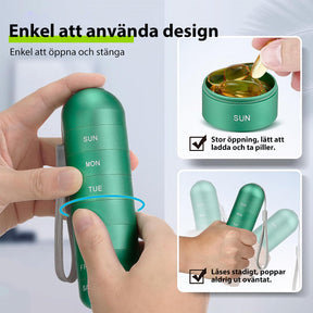 Organisateur de Pilules Étanche - Pratique et Durable pour Voyages