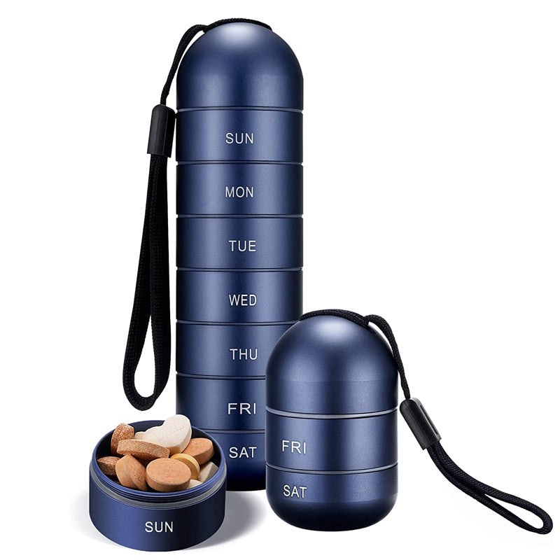 Organisateur de Pilules Étanche - Pratique et Durable pour Voyages