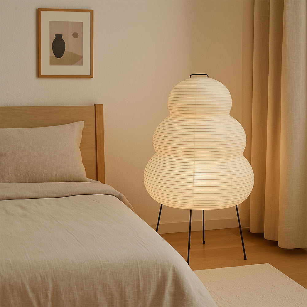 Lampe de Table en Papier de Riz - Élégante et Contemporaine pour Intérieur