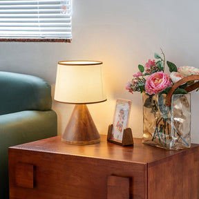 Lampe de Table Élégante en Bois - Éclairage Doux et Ambiant