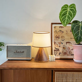 Lampe de Table Élégante en Bois - Éclairage Doux et Ambiant