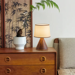 Lampe de Table Élégante en Bois - Éclairage Doux et Ambiant