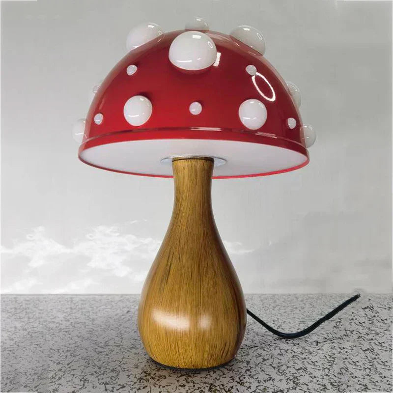 Lampe Champignon Amanite LED - Éclairage Enchanteur pour Ambiance Magique
