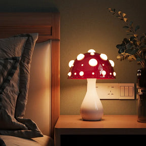 Lampe Champignon Amanite LED - Éclairage Enchanteur pour Ambiance Magique
