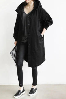 Manteau Trench Oversize pour Femmes - Style Décontracté et Élégant