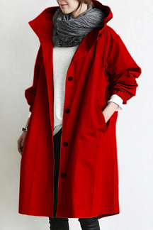 Manteau Trench Oversize pour Femmes - Style Décontracté et Élégant