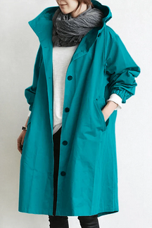 Manteau Trench Oversize pour Femmes - Style Décontracté et Élégant