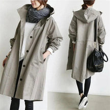 Manteau Trench Oversize pour Femmes - Style Décontracté et Élégant