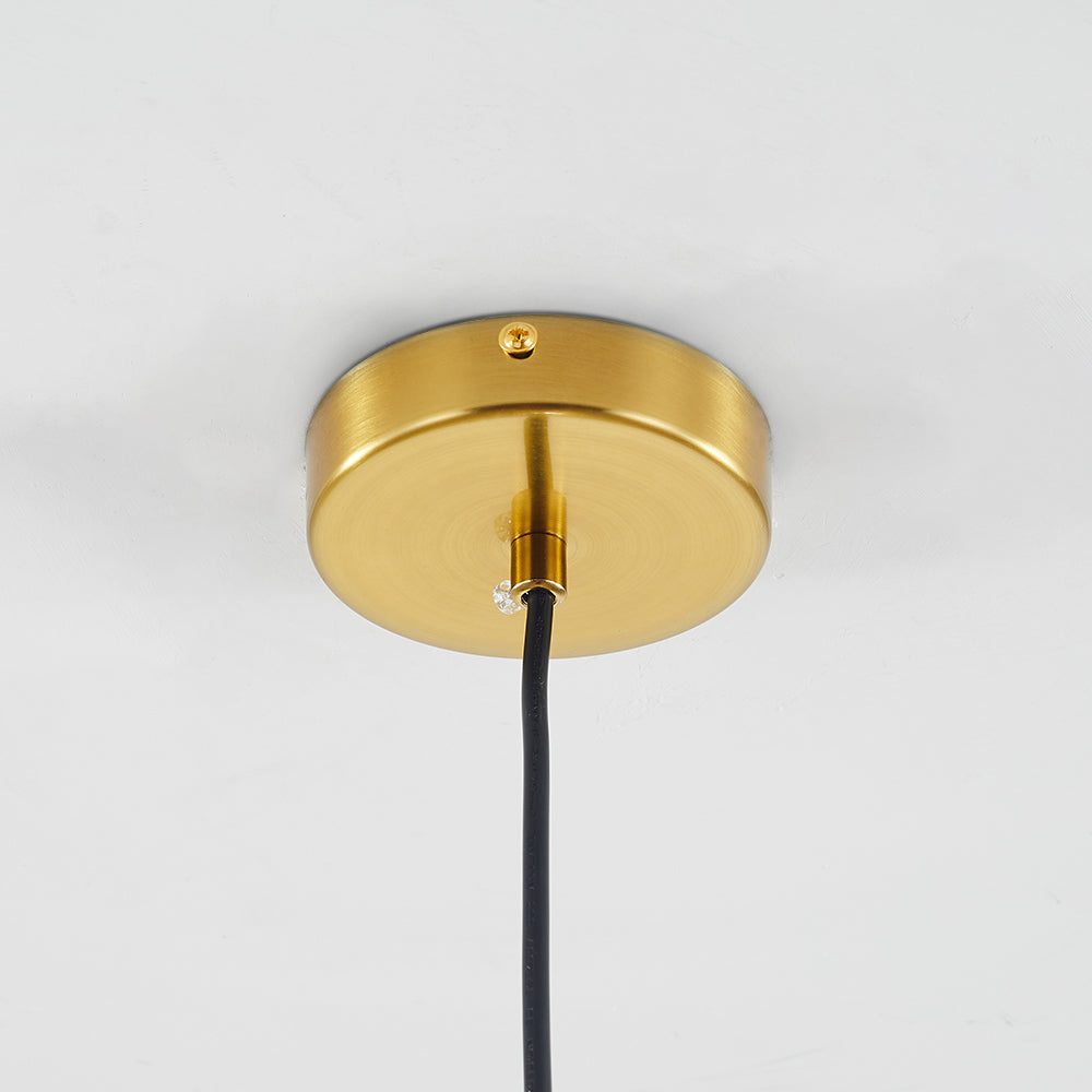 Suspension Ambre Élégante pour Intérieur - Design Raffiné et Éclairage Ajustable