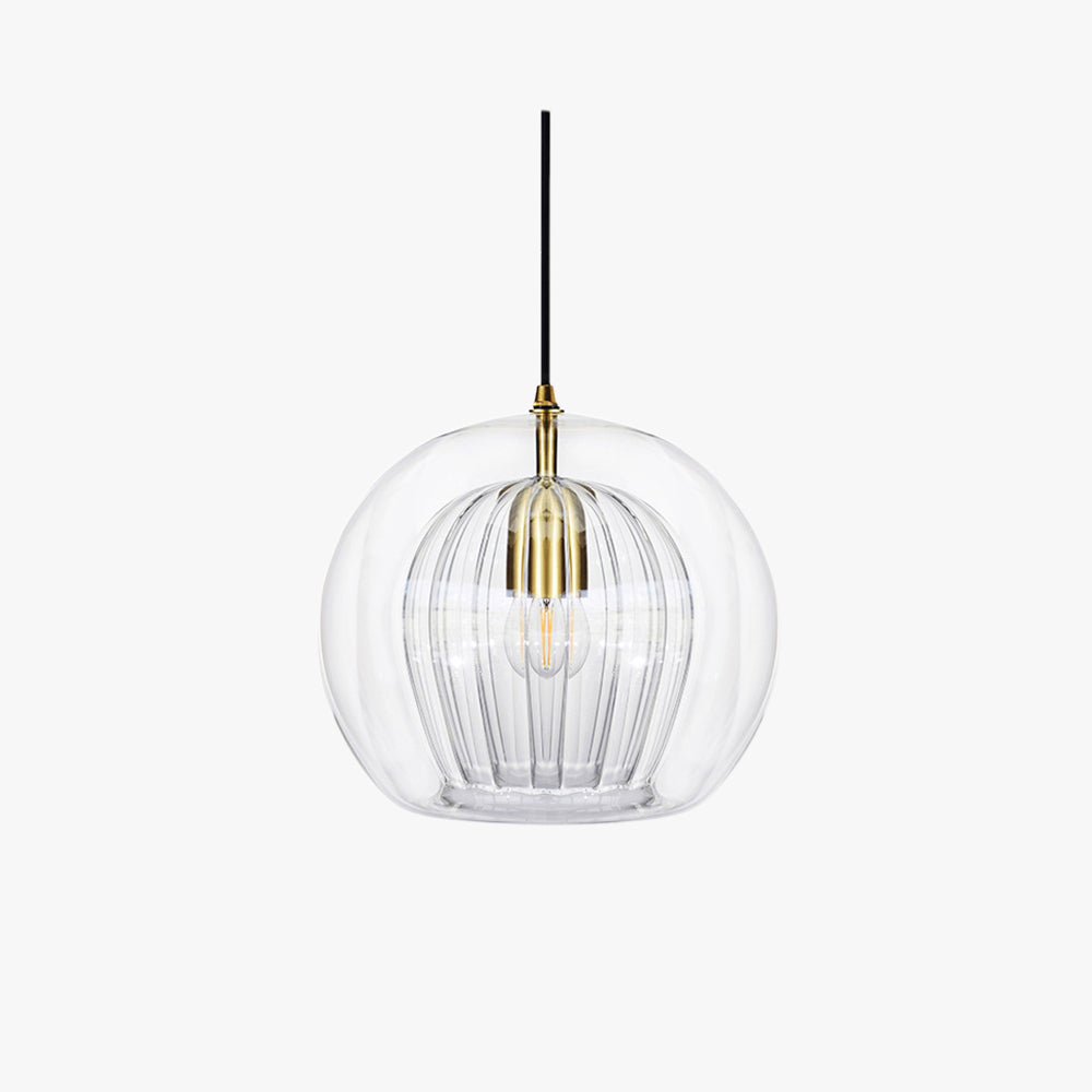 Suspension Ambre Élégante pour Intérieur - Design Raffiné et Éclairage Ajustable