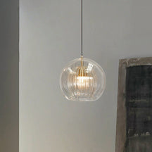 Suspension Ambre Élégante pour Intérieur - Design Raffiné et Éclairage Ajustable