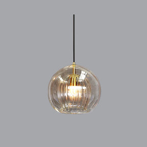 Suspension Ambre Élégante pour Intérieur - Design Raffiné et Éclairage Ajustable