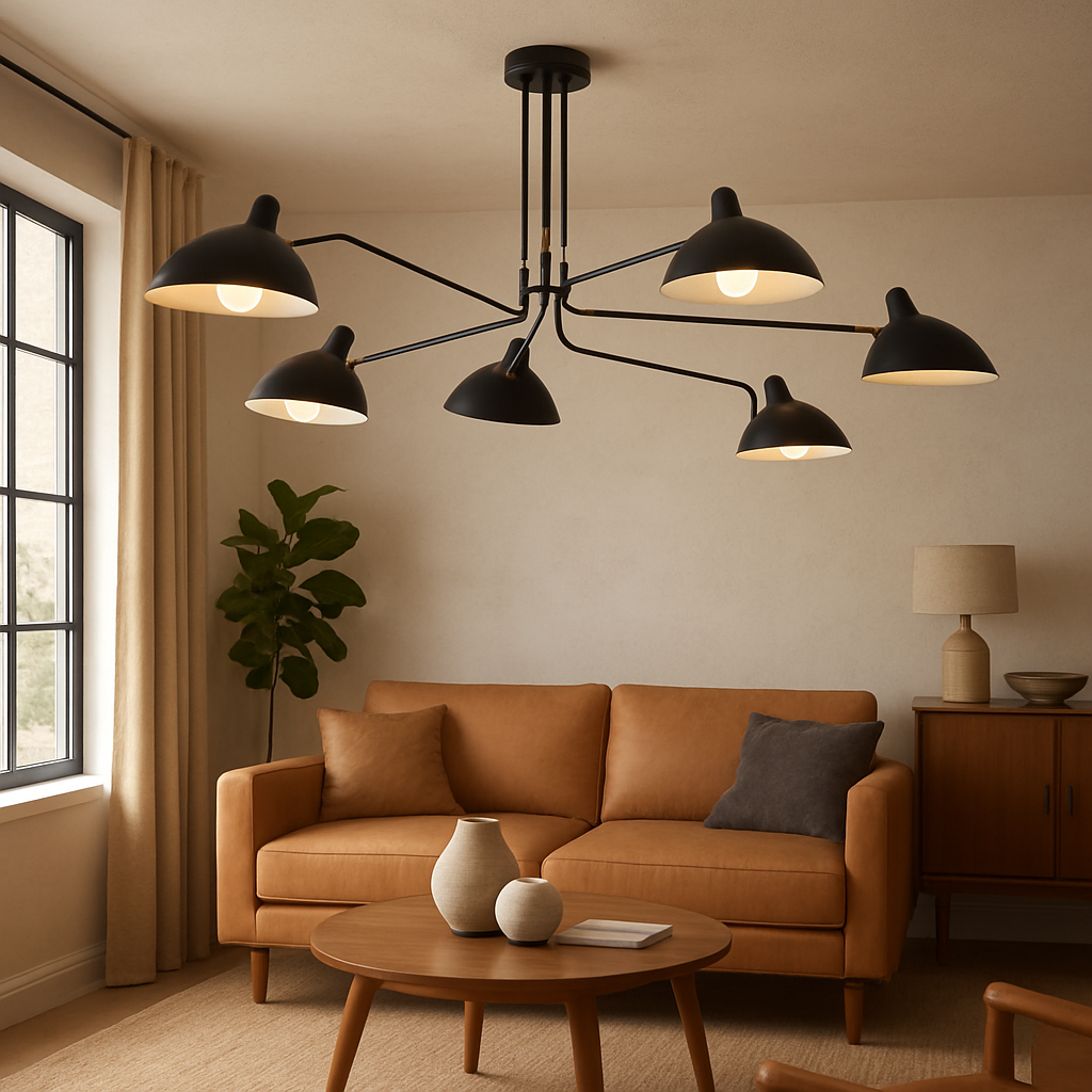 Lampe de Plafond Moderne - Élégance Contemporaine et Atmosphère Chaleureuse