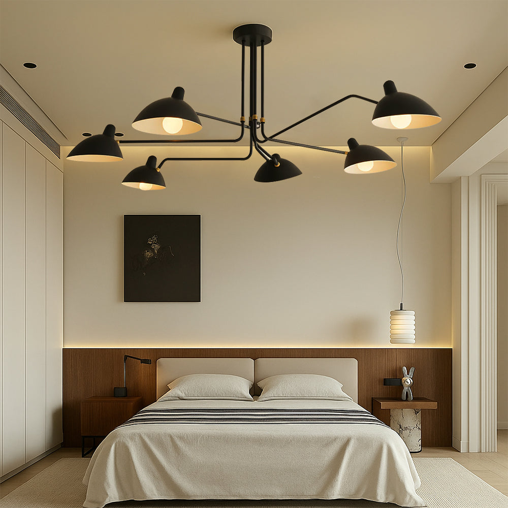 Lampe de Plafond Moderne - Élégance Contemporaine et Atmosphère Chaleureuse