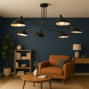 Lampe de Plafond Moderne - Élégance Contemporaine et Atmosphère Chaleureuse