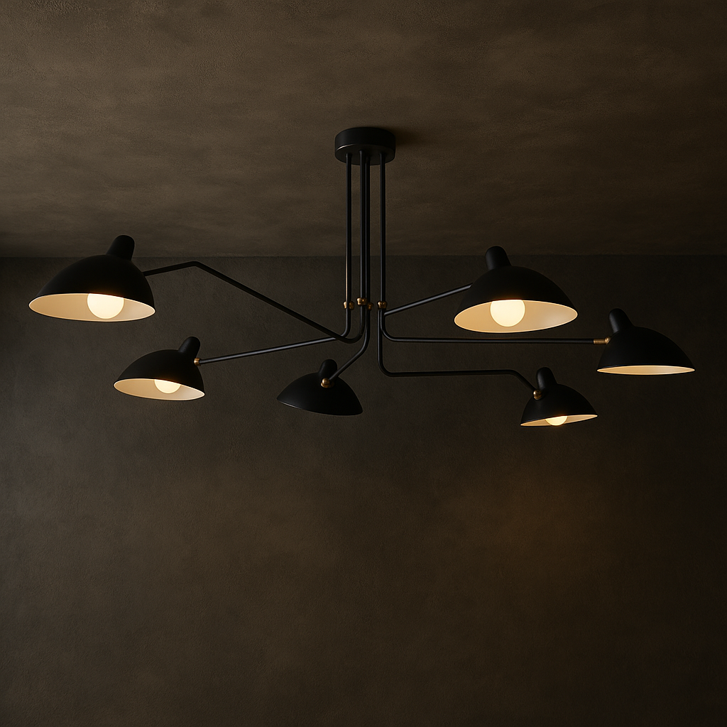 Lampe de Plafond Moderne - Élégance Contemporaine et Atmosphère Chaleureuse