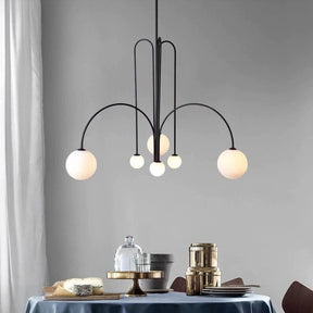 Lampe Suspendue Contemporaine - Design Sculptural et Éclairage LED