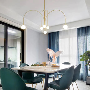 Lampe Suspendue Contemporaine - Design Sculptural et Éclairage LED