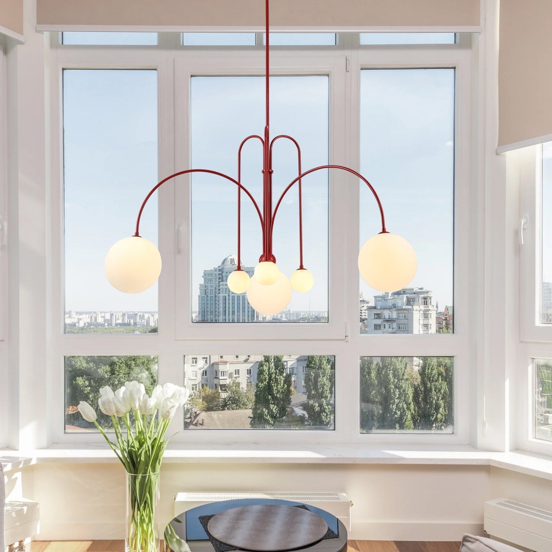 Lampe Suspendue Contemporaine - Design Sculptural et Éclairage LED