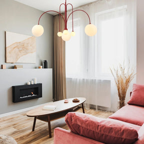 Lampe Suspendue Contemporaine - Design Sculptural et Éclairage LED