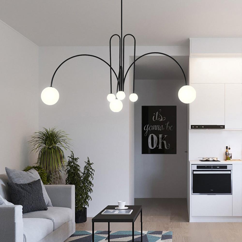 Lampe Suspendue Contemporaine - Design Sculptural et Éclairage LED