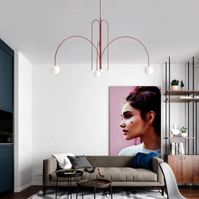 Lampe Suspendue Contemporaine - Design Sculptural et Éclairage LED
