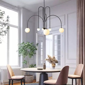 Lampe Suspendue Contemporaine - Design Sculptural et Éclairage LED