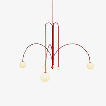 Lampe Suspendue Contemporaine - Design Sculptural et Éclairage LED