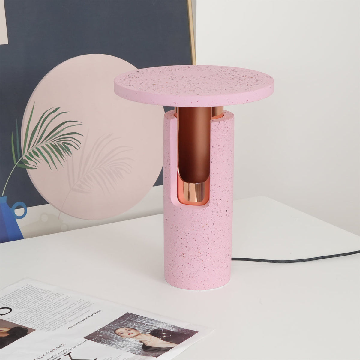 Lampe de Table Ambre - Éclat Chaleureux et Design Moderne